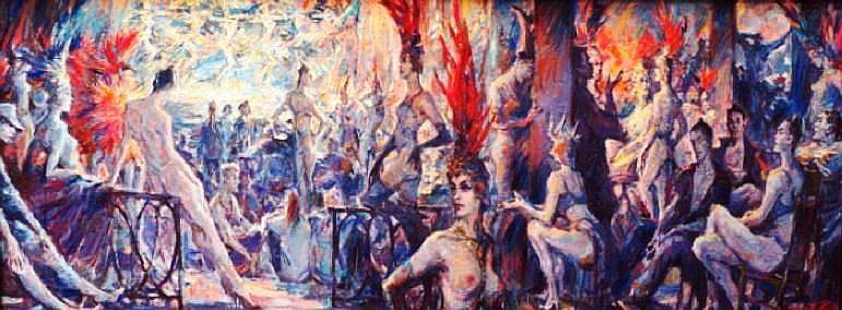 Vlada  au  Moulin Rouge par Sergei Chepik