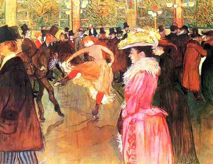 Bal au Moulin Rouge par Toulouse Lautrec