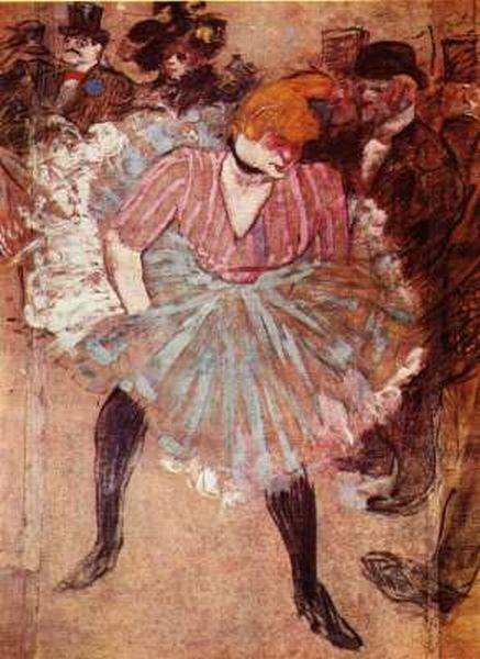 Tanec au Moulin Rouge  par Toulouse lautrec