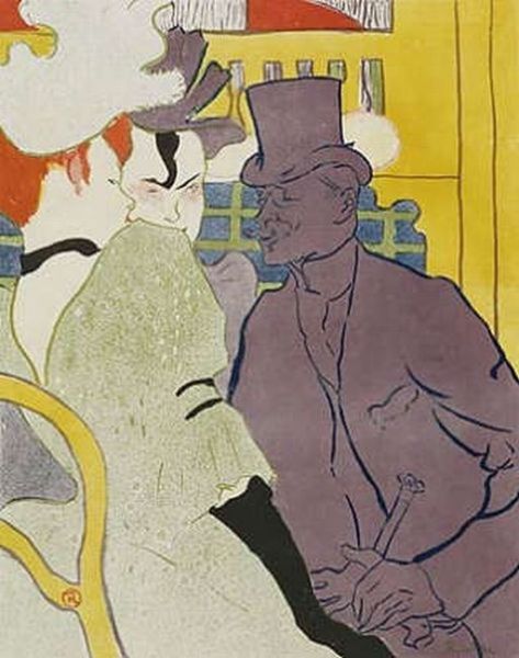Langlais au Moulin Rouge par Toulouse Lautrec