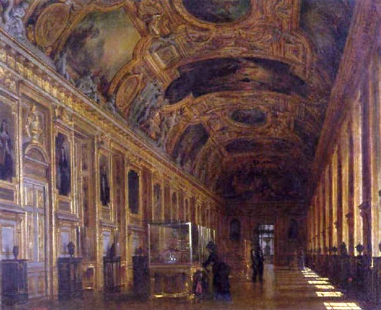 Galerie d'Apollon au louvre par Louis B&eacute;roud