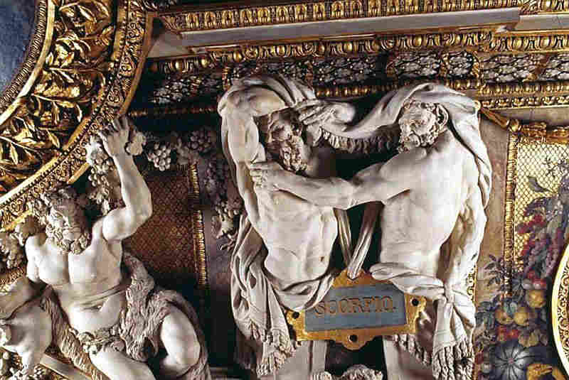 Scorpio, dans la galerie d'Apollon, au Louvre
