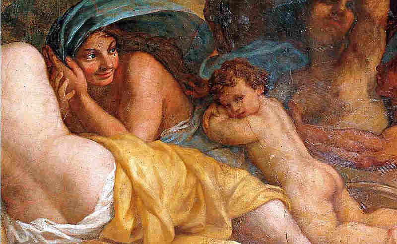 Fresque de la galerie d'Apollon au Louvre