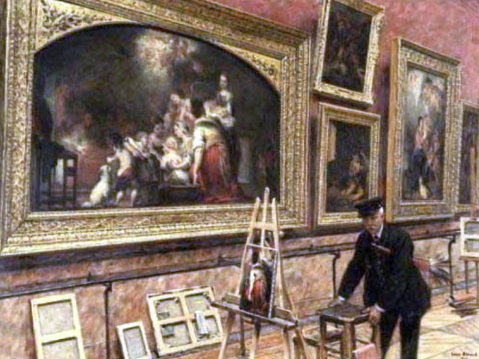 Une soir&eacute;e au Louvre par Louis B&eacute;raud