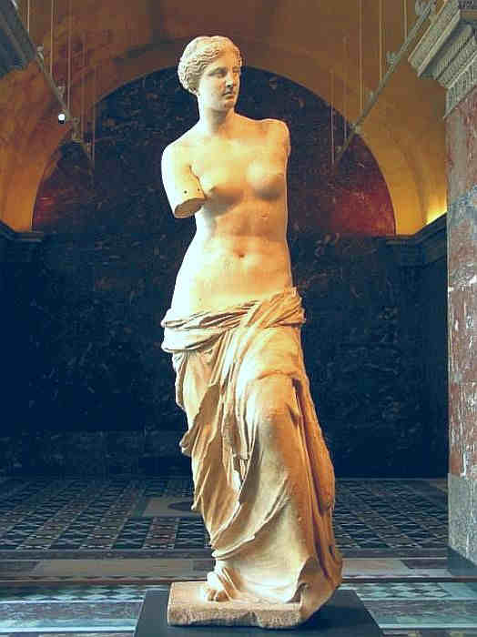 La V&eacute;nus de Milo, au Louvre