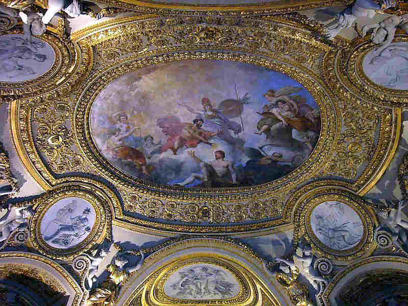 Plafond de la Rotonde de Mars, au Louvre