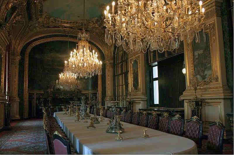 Ancienne salle &agrave; manger de Napol&eacute;on3 au Louvre
