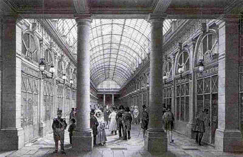 Ancienne galerie d'Orl&eacute;ans au  Palais Royal