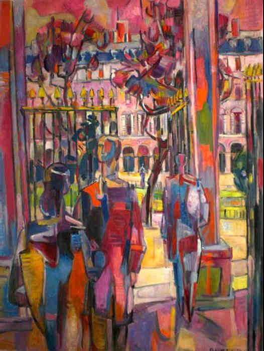Les amoureux du Palais Royal par Claude Schurr