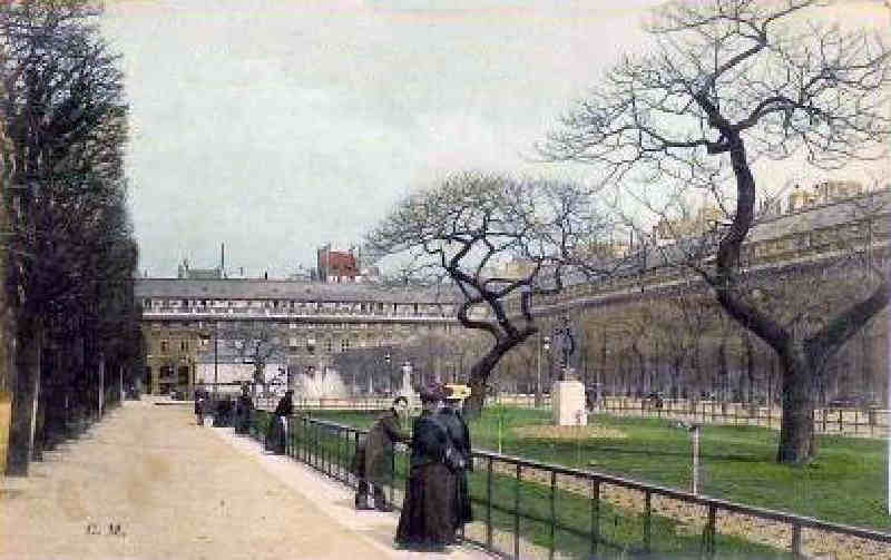 jardin du Palais Royal fin XIXe