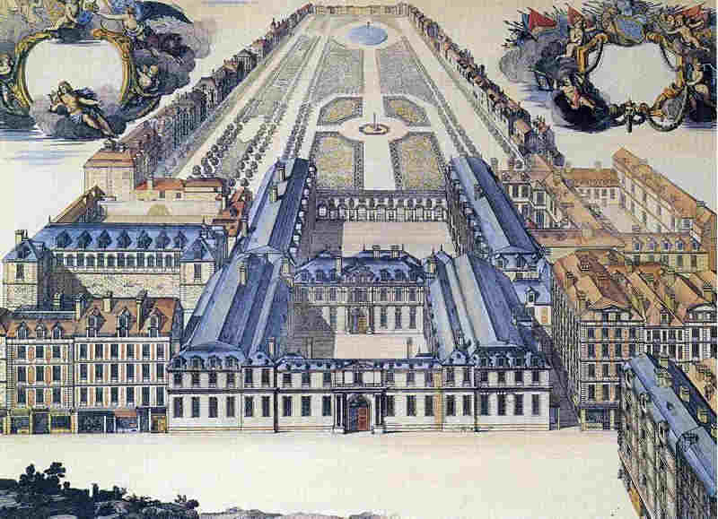 Le Palais Royal de Paris en 1679