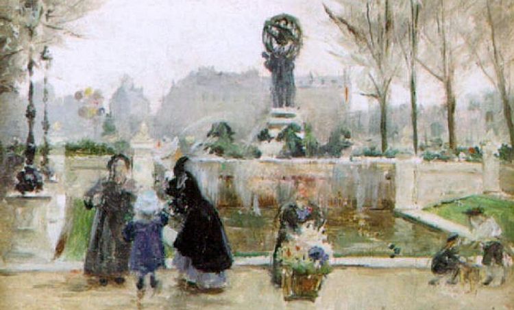 Fontaine des 4 parties du monde   par Joaquin Pallar&eacute;s Allustante