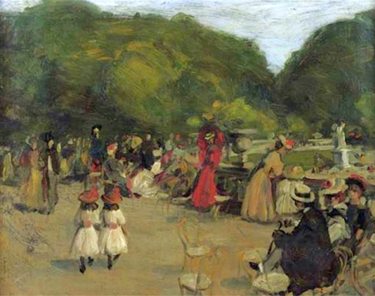  Jardin du Luxembourg  garden par Alice Dannenberg