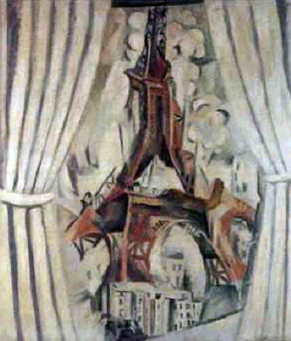 Tour Eiffel par Robert Delaunay 1910-11