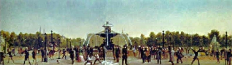 Place de la Concorde par Andr&eacute; Gill