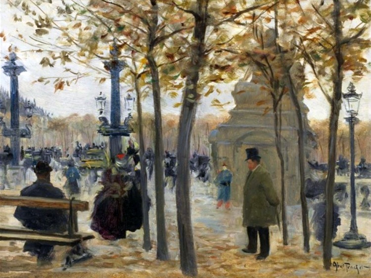 Place de la Concorde par Louis Abel-Truchet